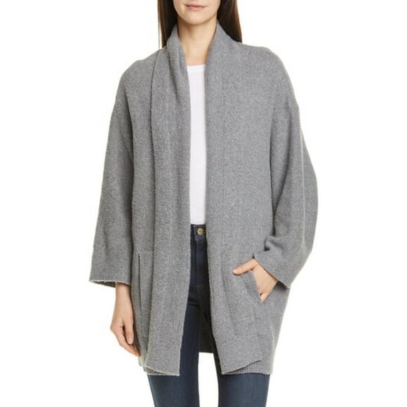 NWT Vince Open Shawl Lapel Cardigan-Cozy Oversized Sweater - Picture 2 of 8
